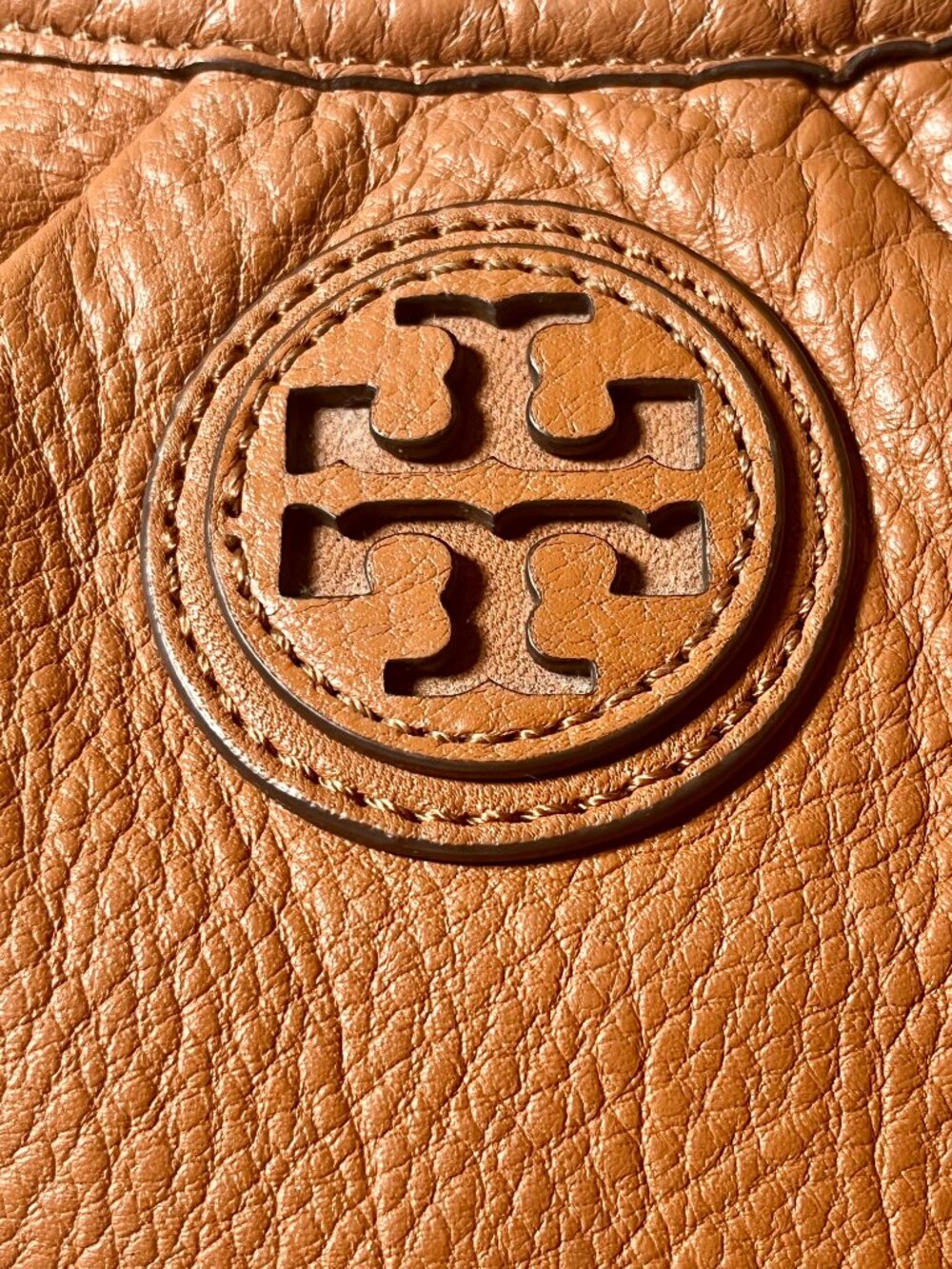 Tory Burch Kolbe Cognac Leather Swingpack Crossbody Bag - Picture 3 of 10